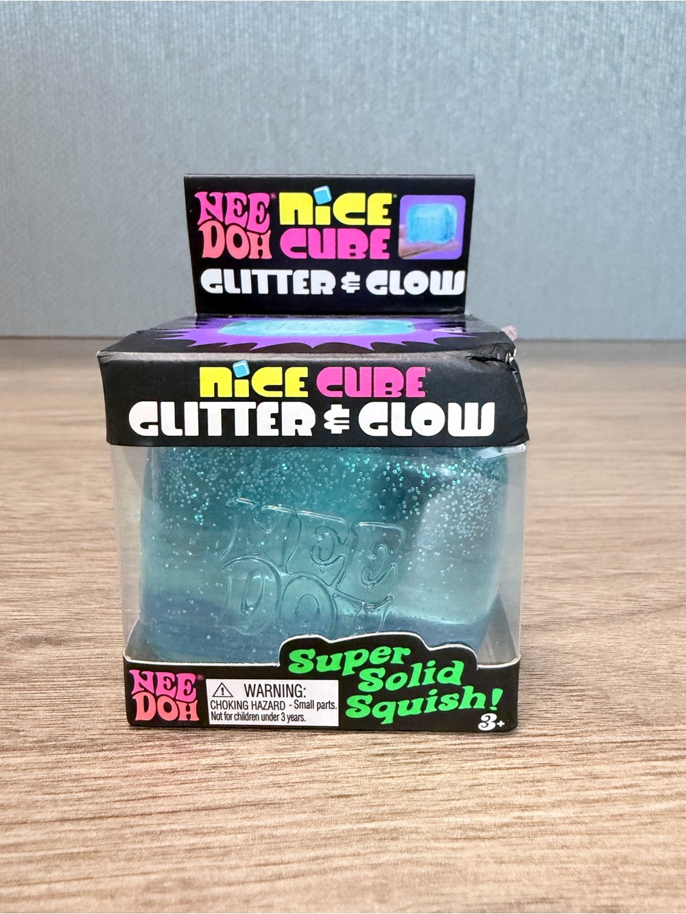 NIB SHIPS TODAY NeeDoh Glitter Cube Dream Drop Groovy Glob Schylling Squishy 3pk - Picture 4 of 5